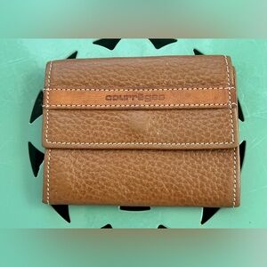Vintage COURRÈGES  Leather Brown Wallet